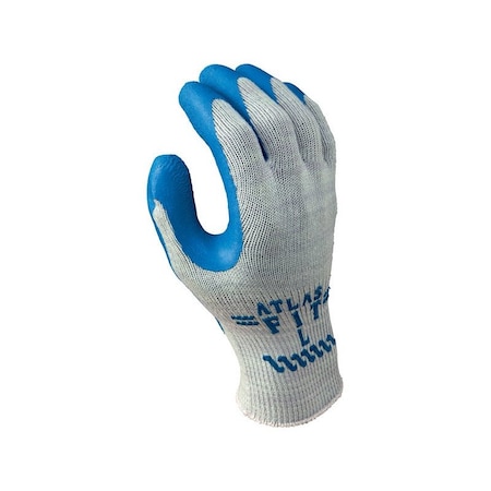 Showa Atlas Atlas Fit Unisex Indoor/Outdoor Coated Work Gloves Blue/Gray L 1 pair 300L-09.RT